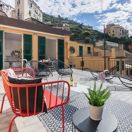 Ca Vivaldi Penthouse 5terreparco Lejlighed Riomaggiore